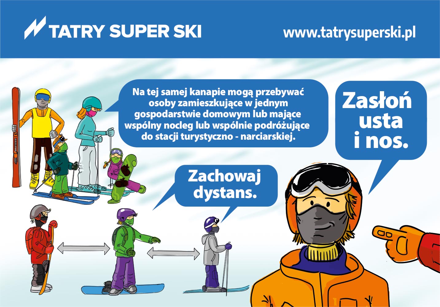 Tatry Super Ski - wytyczne COVID dla stacji narciarskich